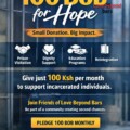Give as Little as One hundred Shillings to Support Incarcerated Individuals